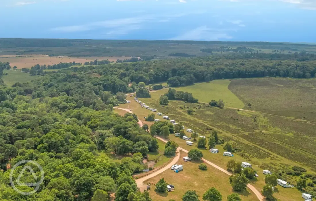 Aerial of the site