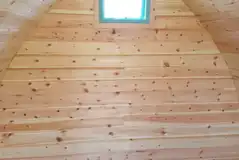 Camping pod interior Camping pod interior