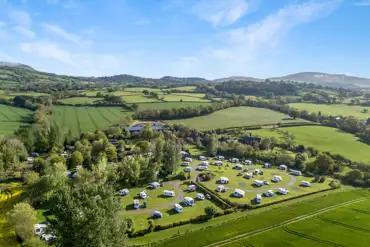 Aerial of the campsite