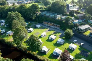 Riverbend Caravan Park, Welshpool, Powys (10 miles)