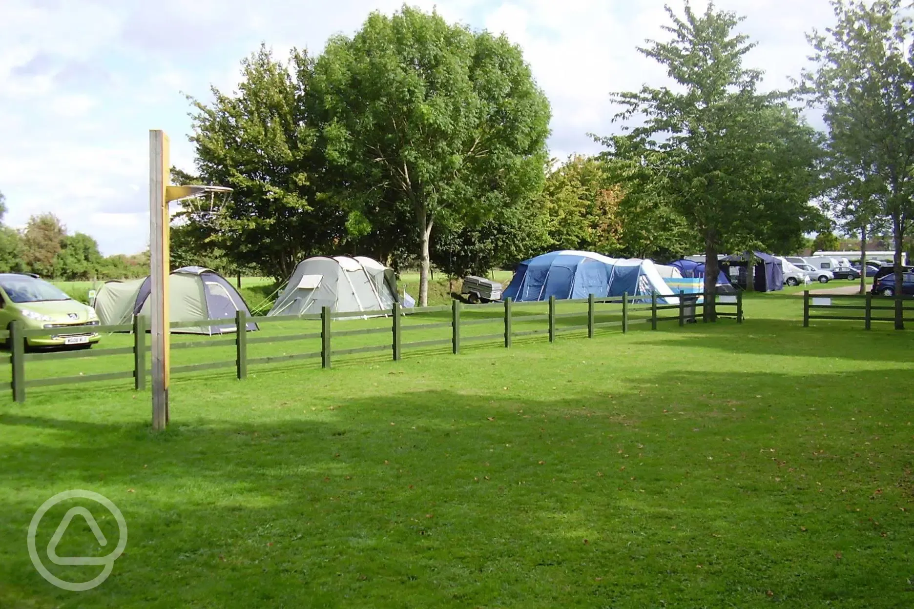 Tent camping at Southfork