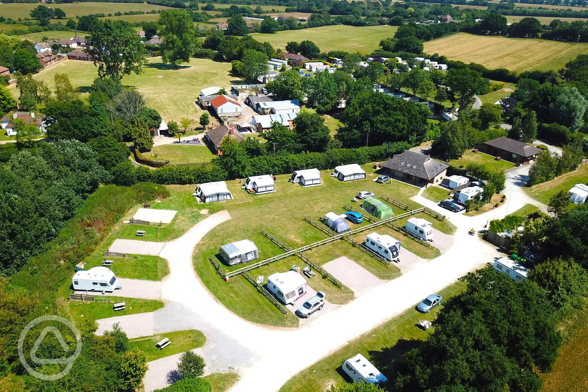 Aerial of the site