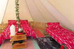 Bell tent interior