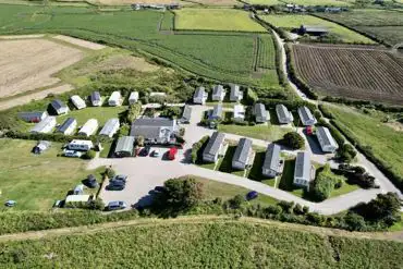 Aerial of Roselands Caravan and Camping Park