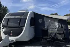 Hardstanding touring pitches with 16 amp hook ups (10m x 10m)