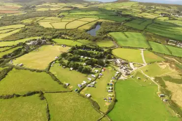 Aerial of the campsite