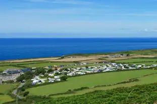 Trevalgan Touring Park, St Ives, Cornwall (10.5 miles)