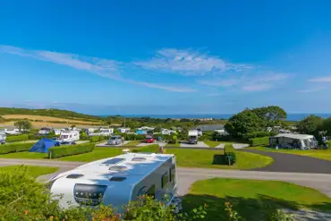 Fully serviced hardstanding pitches at Polmanter Touring Park