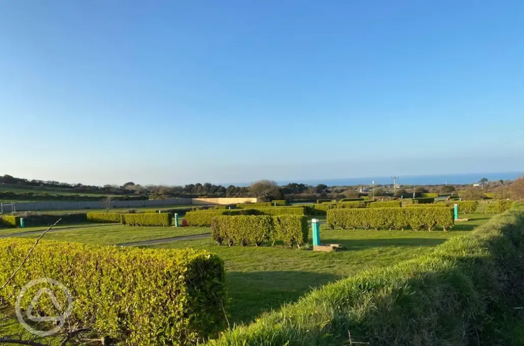 Fully serviced grass pitches