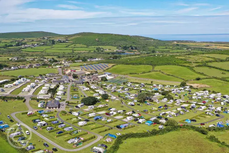 Aerial of site