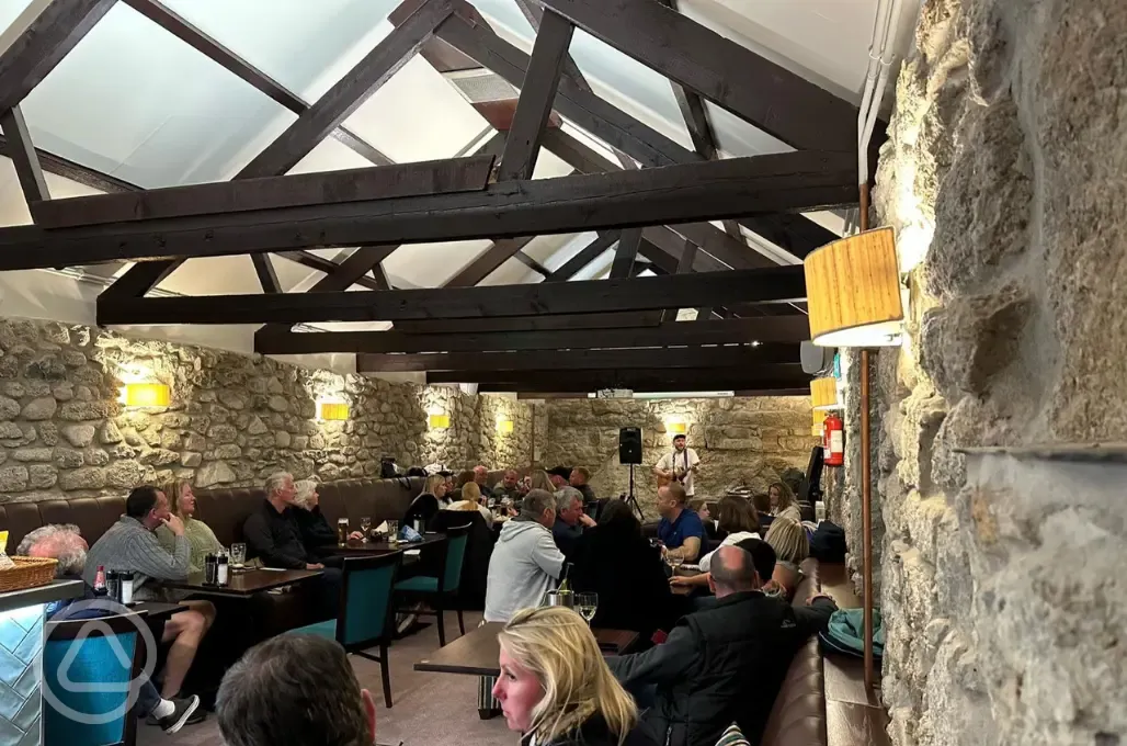 Bar indoor seating