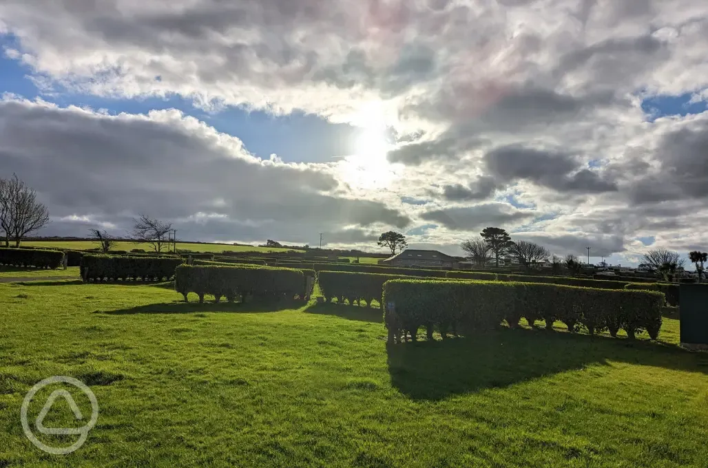 Fully serviced grass pitches
