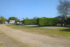 Hardstanding pitches with electric, water and waste connections