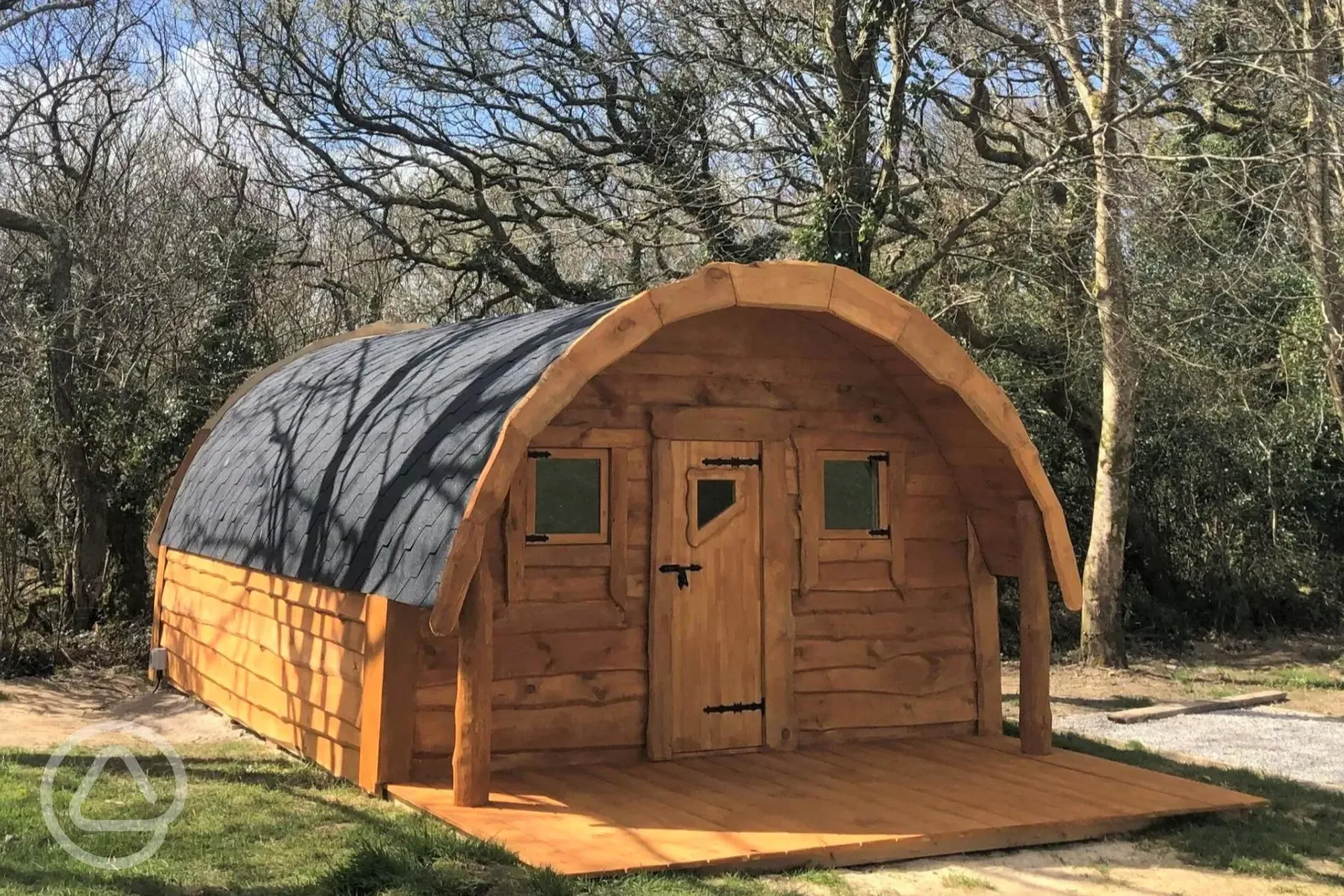 Family camping pod