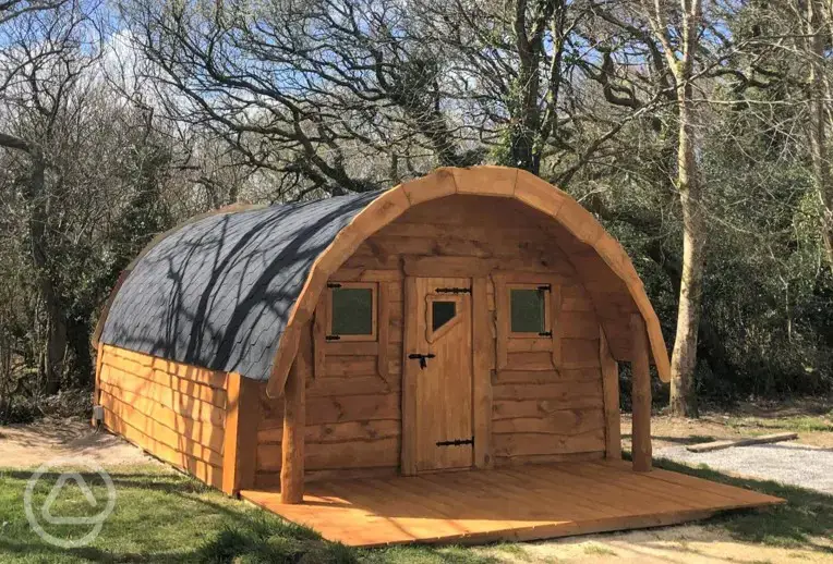 Family camping pod