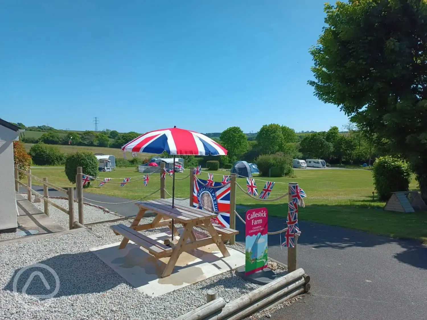 Outside seating area