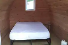 Camping pod interior