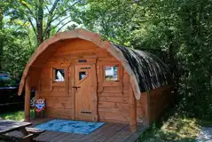 Family camping pod