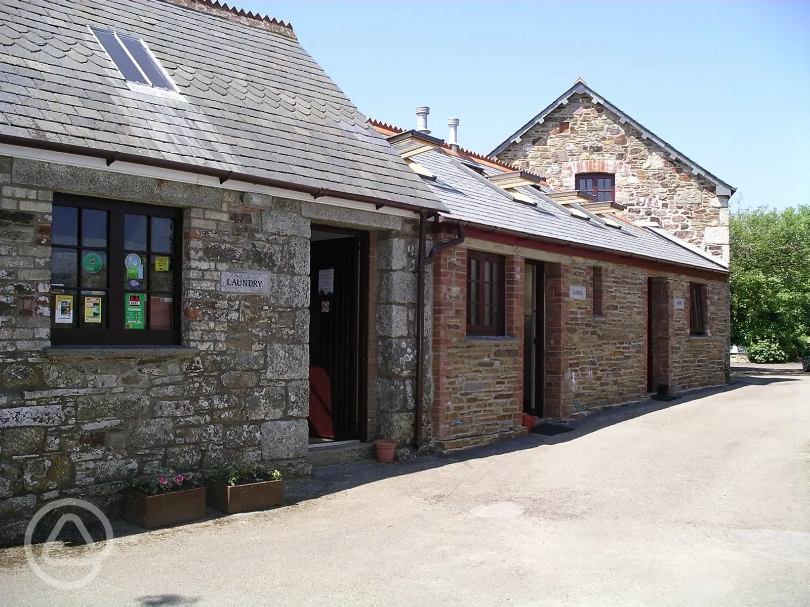 Main shower facilities