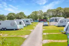 Fully serviced hardstanding touring pitches