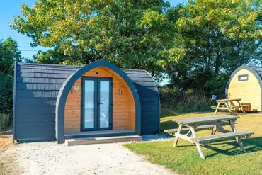 Camping pod (dog friendly) at Trevella Holiday Park