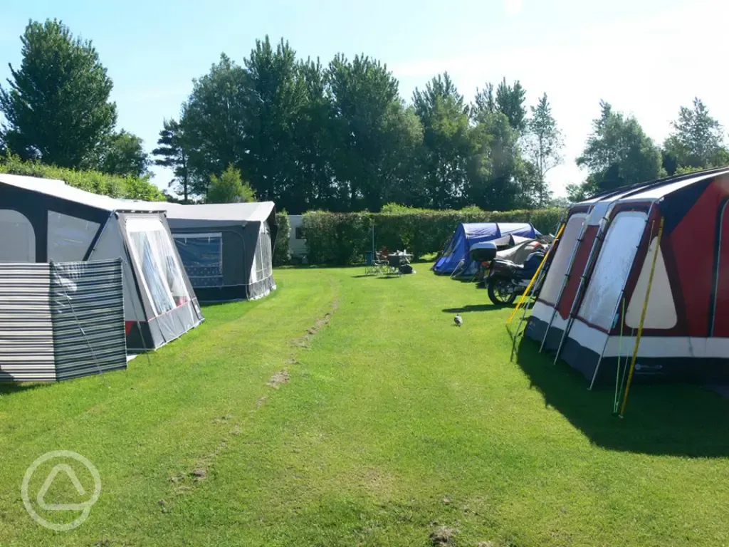 Arosa Park tent and caravan pitches