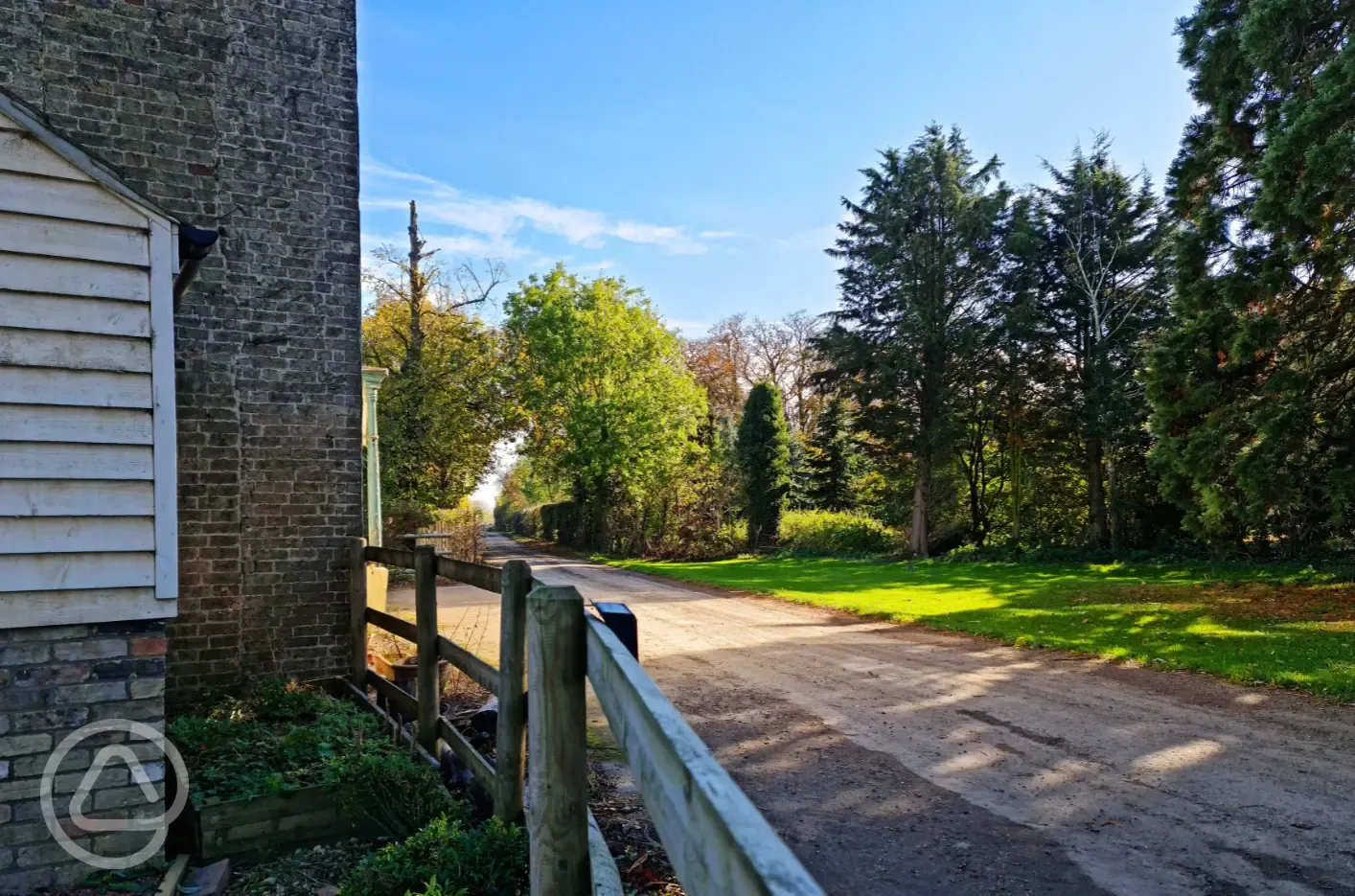 Entrance to the site
