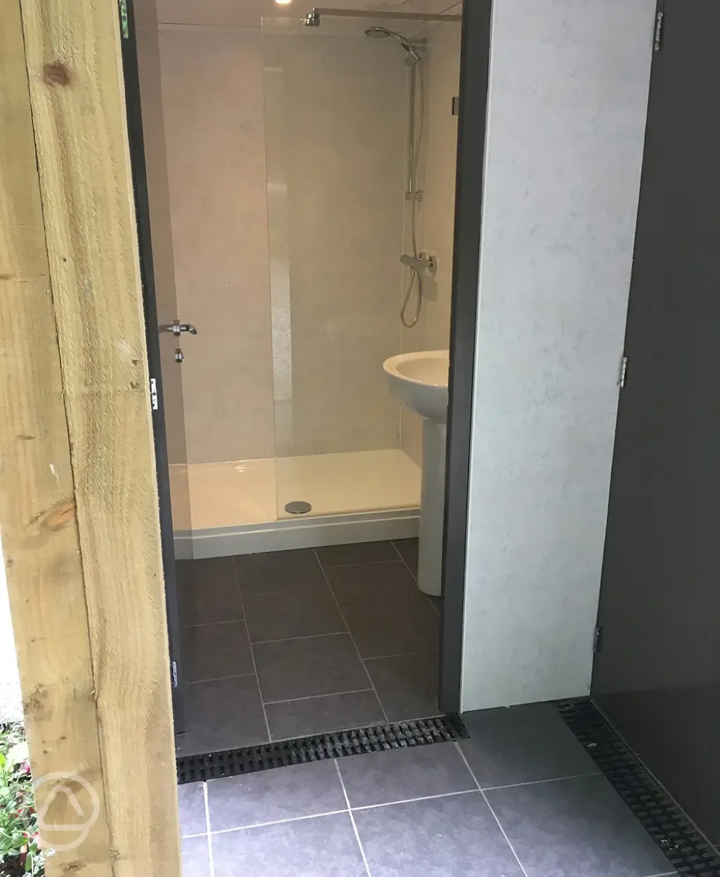 Toilet and shower