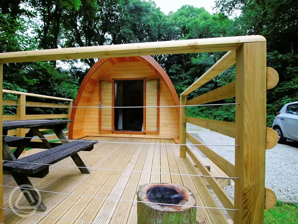 Ensuite glamping pod