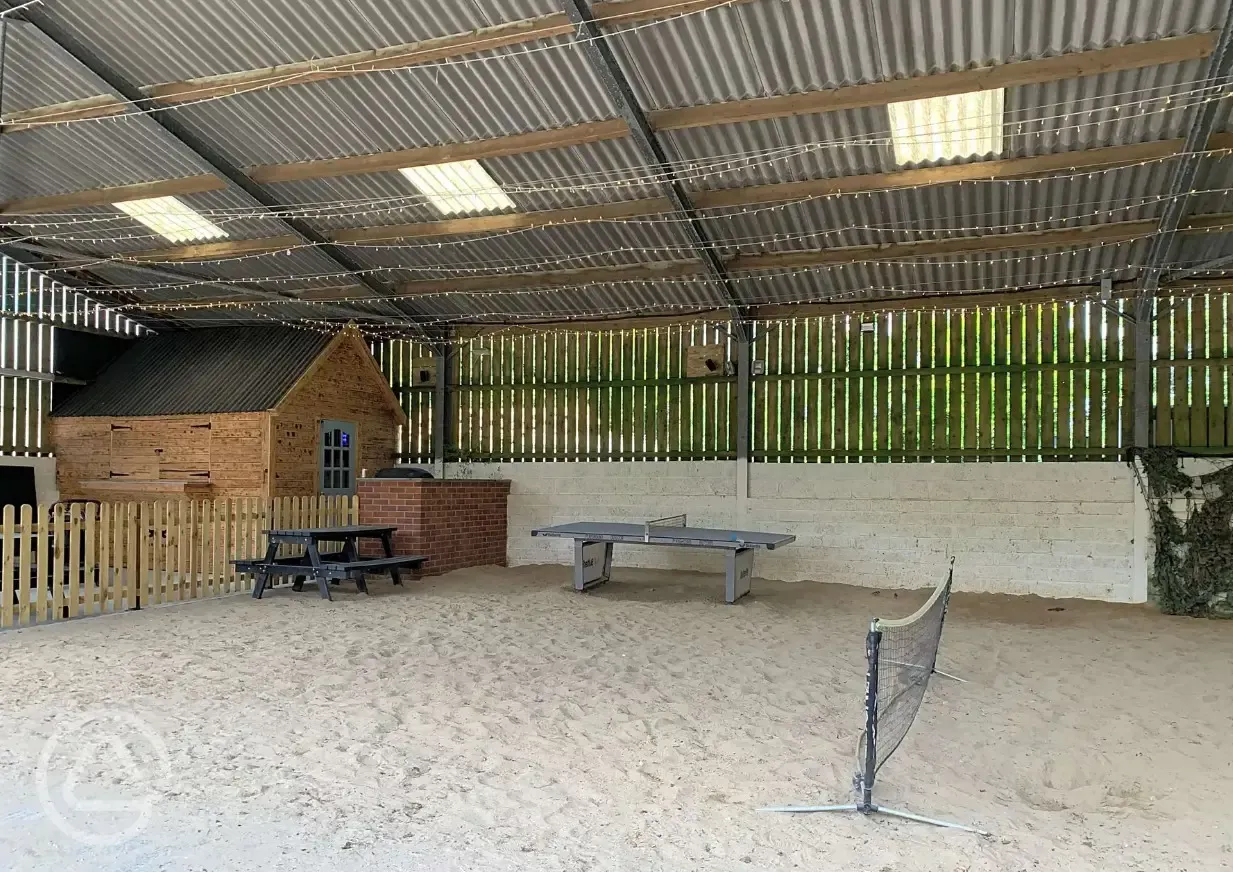 Communal barn area