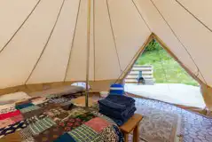 Bell tent interior
