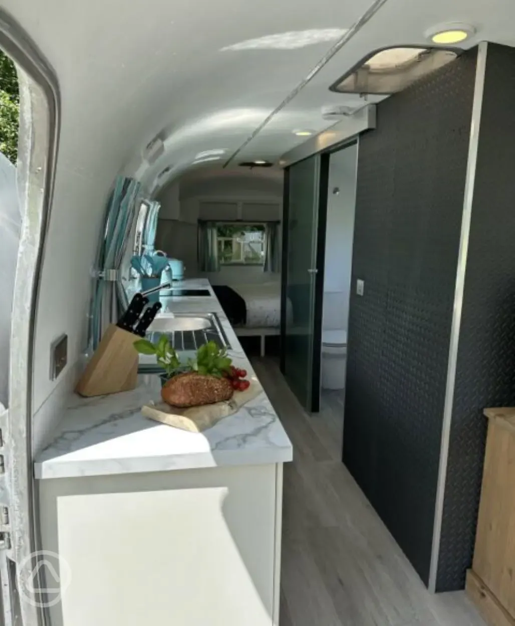 Boskenna Airstream Caravan interior