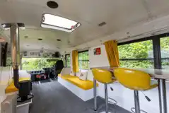 Bluebird refurbished school bus interior