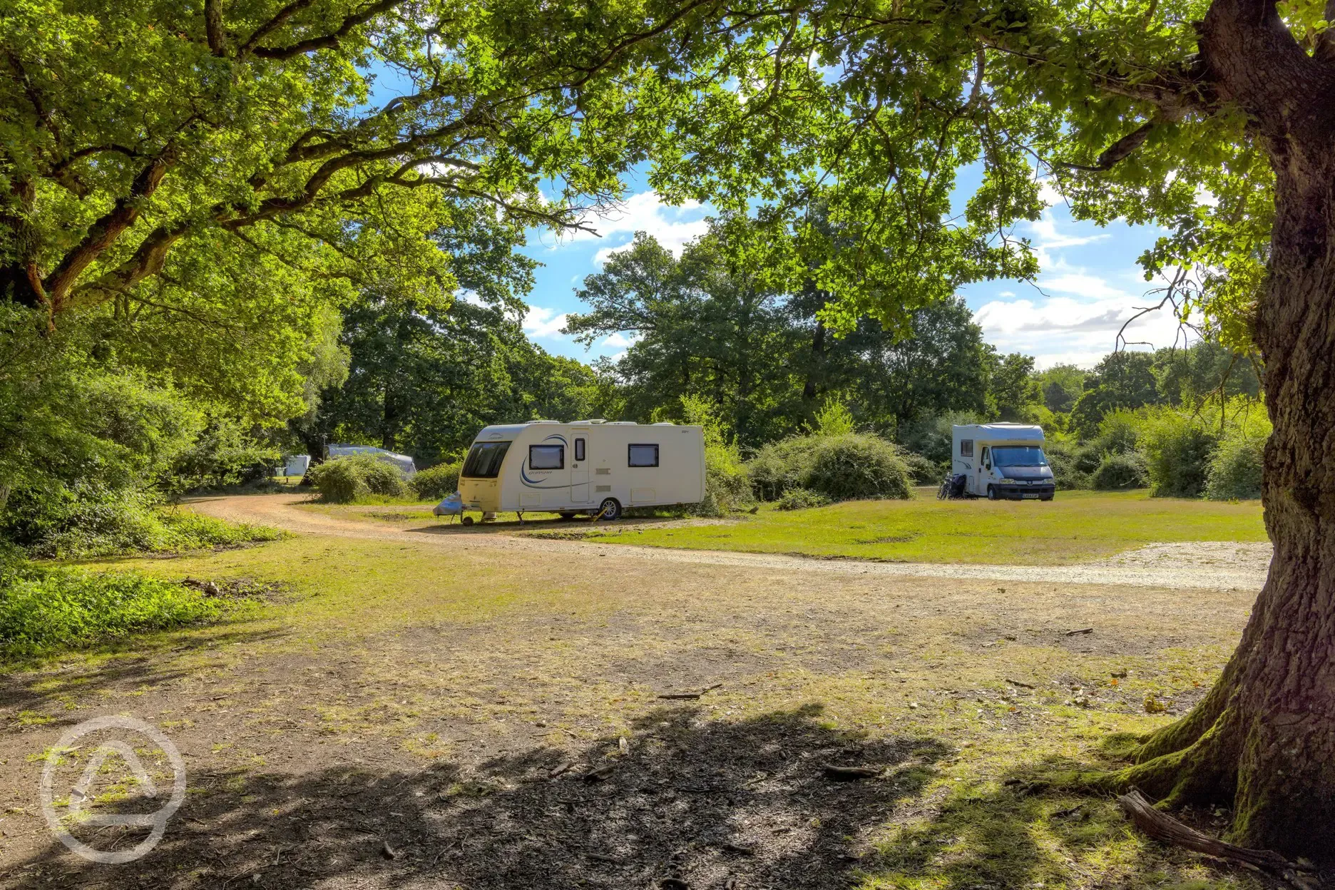 Non electric hardstanding pitches