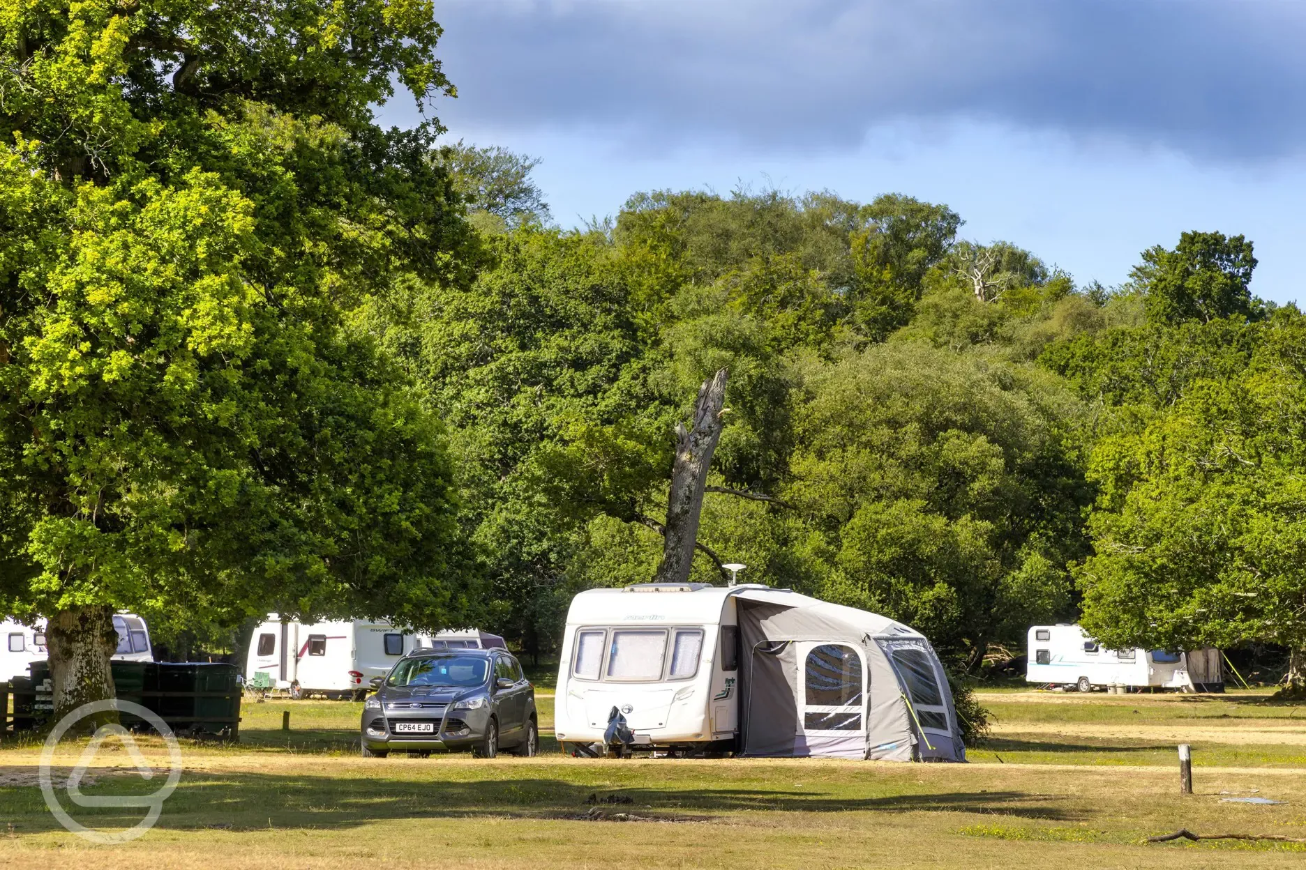 Non electric hardstanding pitches