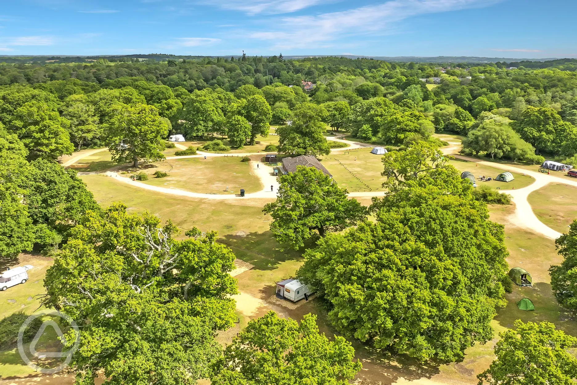 Aerial of the site