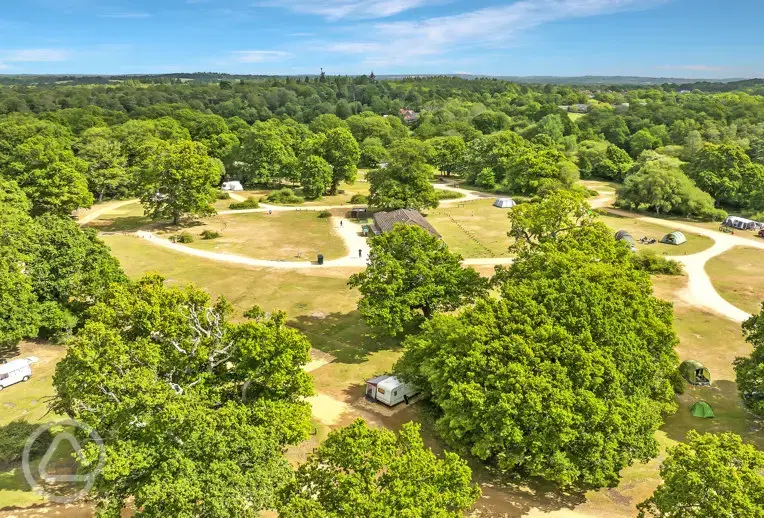 Aerial of the site