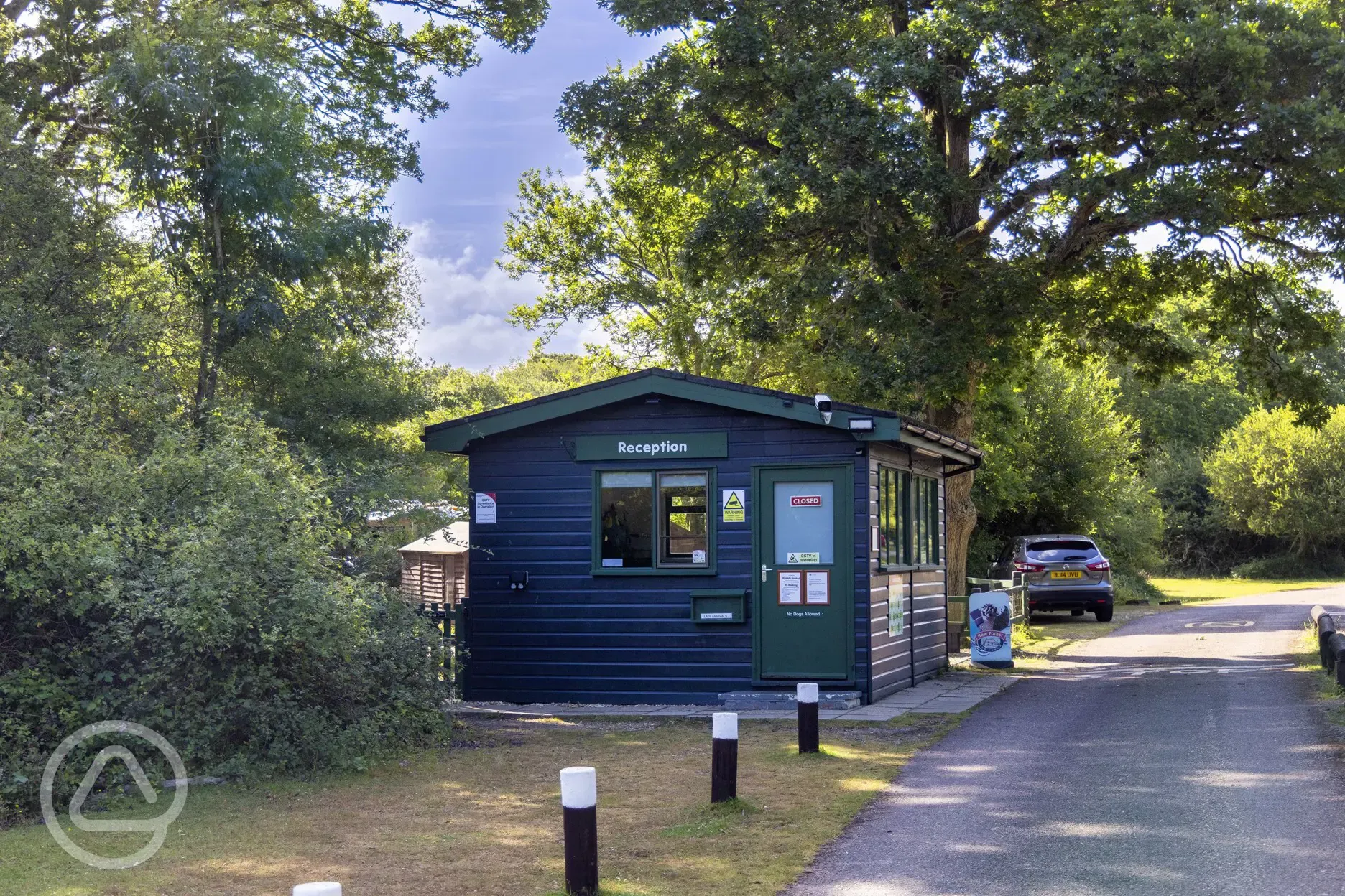 Reception and shop
