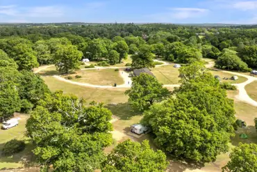 Overview of Ashurst Campsite in the New Forest National Park