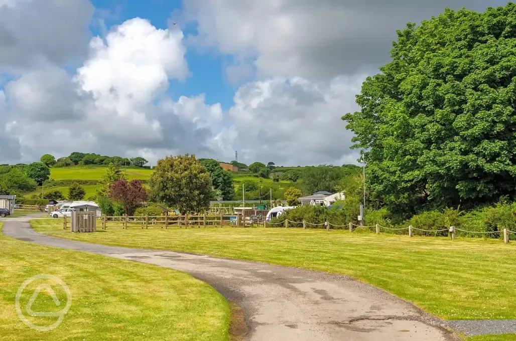 Grass touring pitches