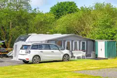 Large fully serviced hardstanding pitches