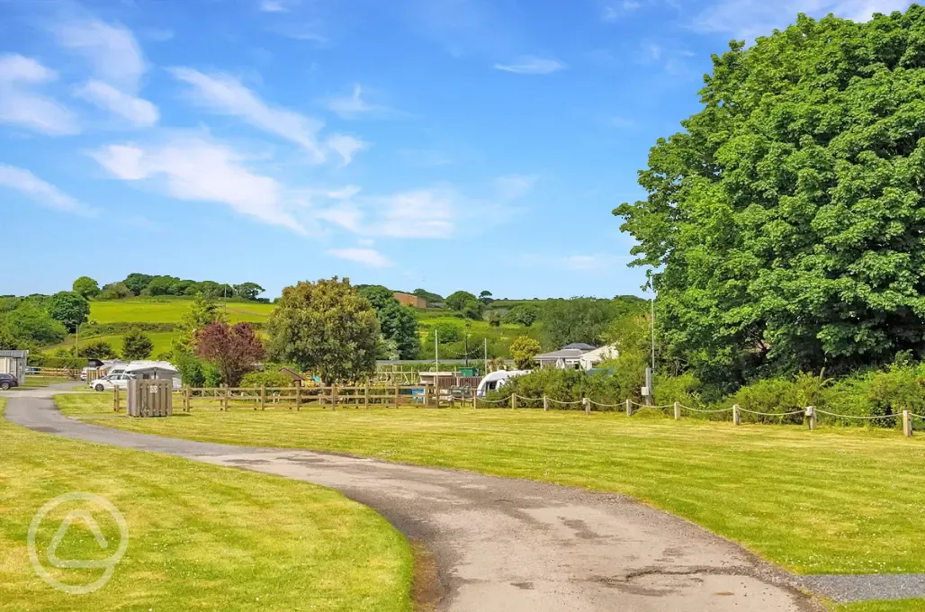 Grass touring pitches