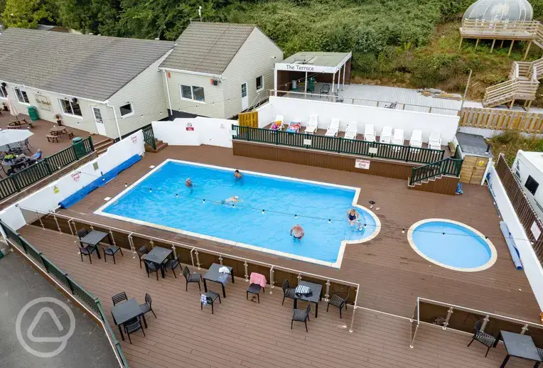 Outdoor swimming pool