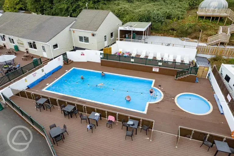 Outdoor swimming pool
