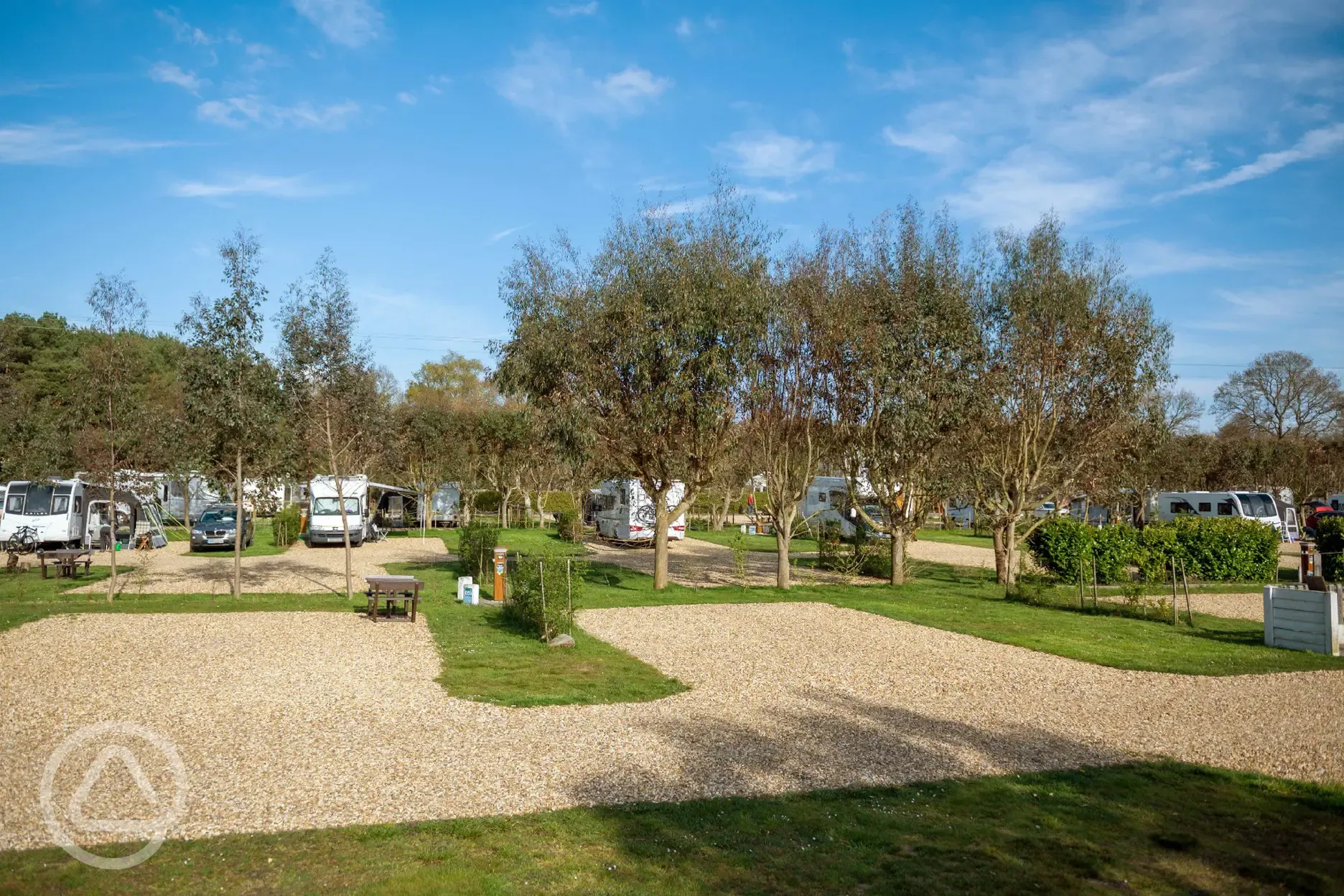 Hardstanding pitches Hardstanding pitches