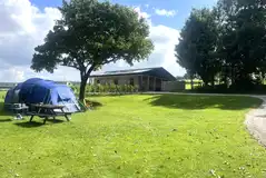 Grass pitches with 10 amp electric hook ups