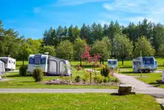 Electric hardstanding caravan pitches