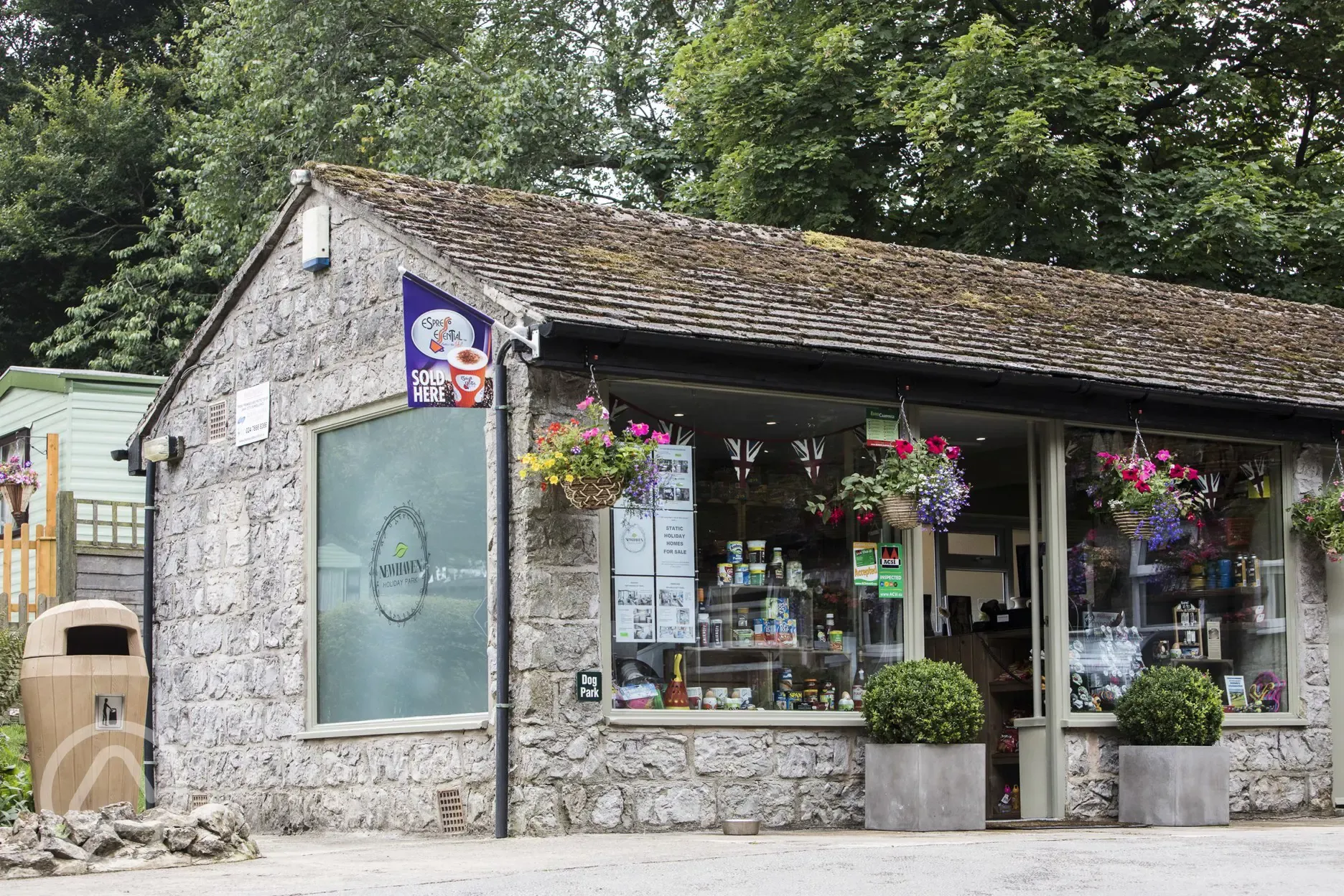 Newhaven Holiday Park shop and reception