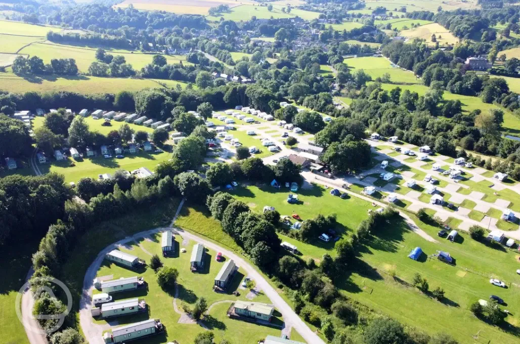 Aerial of the site