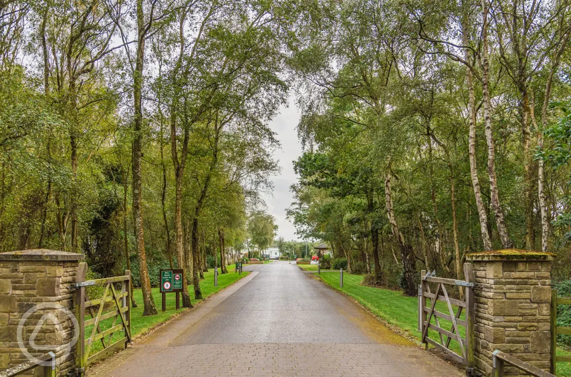 Entrance to the site